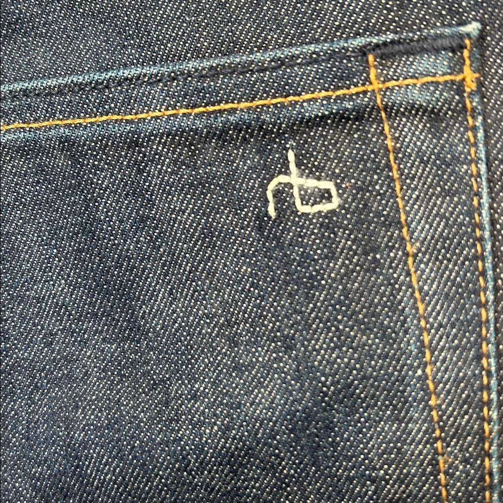 rag & bone Men's Deep Indigo Straight Jeans size 32 - Picture 5 of 5